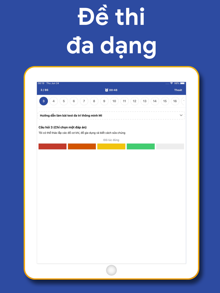 Testcenter Thí sinh