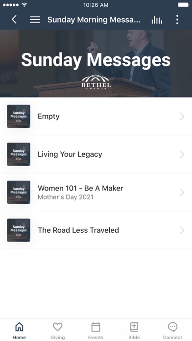 Bethel FWB Church Screenshot