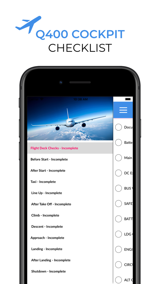 #2. Q400 Cockpit Checklist (iOS) 由: Bhavinkumar Satashiya