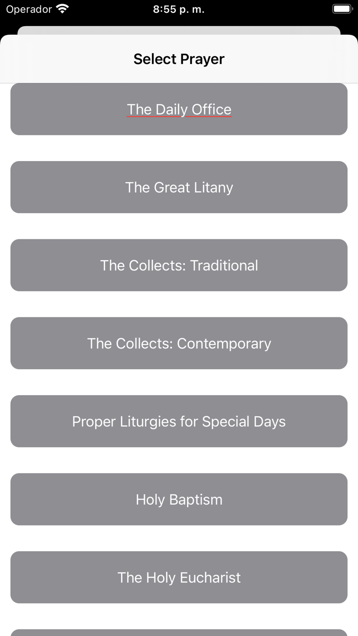 The Book of Common Prayer