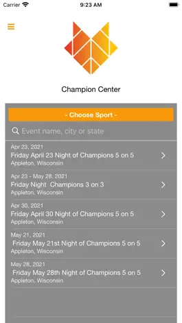 Game screenshot Champion Center Events mod apk