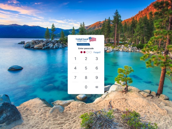 United Local Credit Union iPad screenshot 2 - Finance app