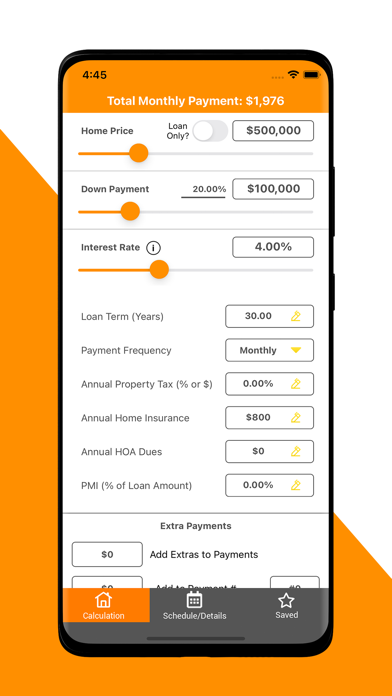 Mortgage Loan Calculator Plus Screenshot