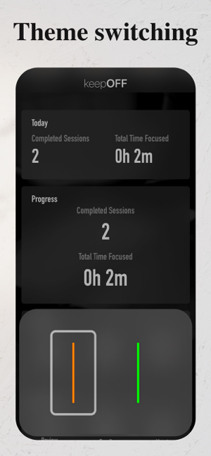 ‎keepOFF (stress-free timer) Screenshot