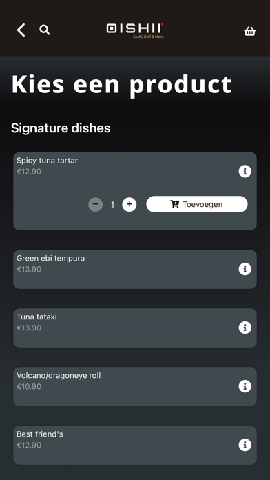 Oishii - Sushi, Grill & More Screenshot
