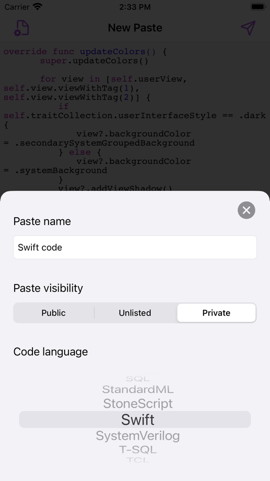 #2. PasteMe - Pastebin Client (iOS) By: RanduSoft SRL