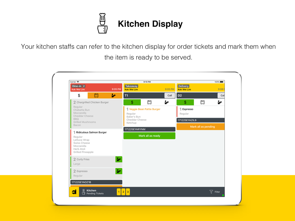 #2. Dinlr KDS: F&B Kitchen Display (iOS) 게시자: Dinlr
