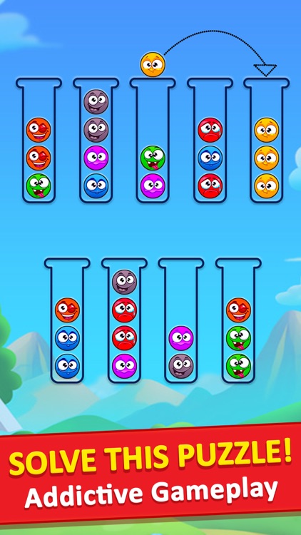 Ball Sort - Bubble Sort Puzzle screenshot-3