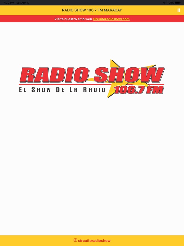 RADIO SHOW 106.7 FM MARACAY en App Store