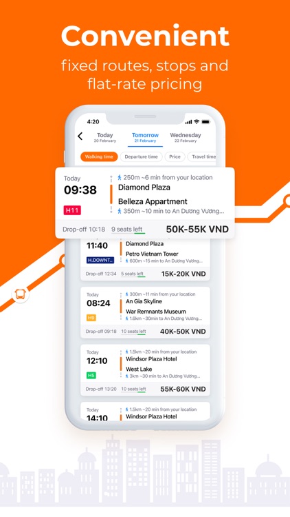 GoDee - shuttle bus booking