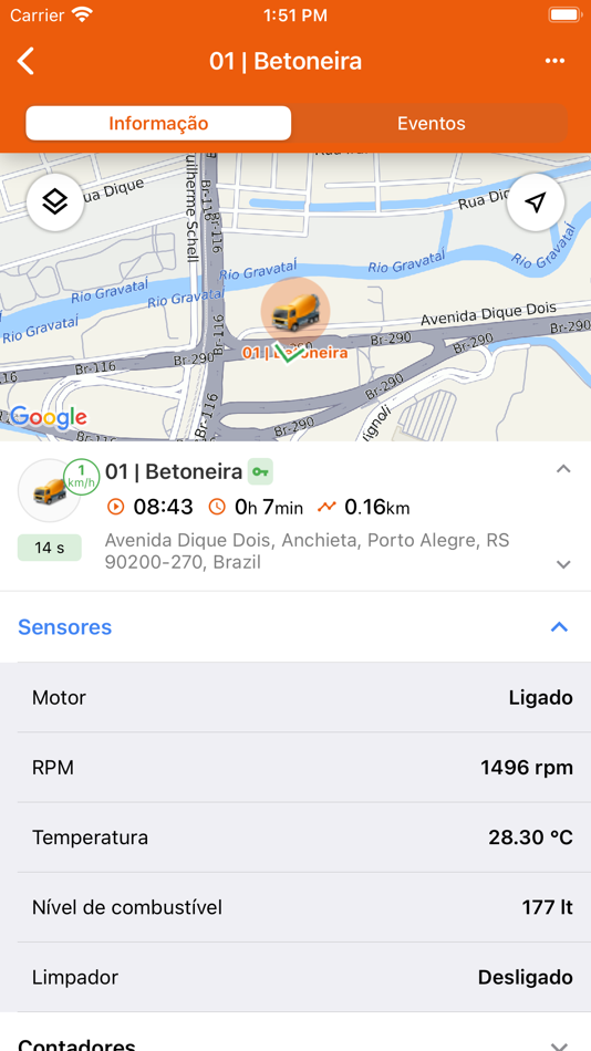 #2. AT Logística (iOS) By: AMERICATRACK SISTEMA DE LOGISTICA E MONITORAMENTO LTDA