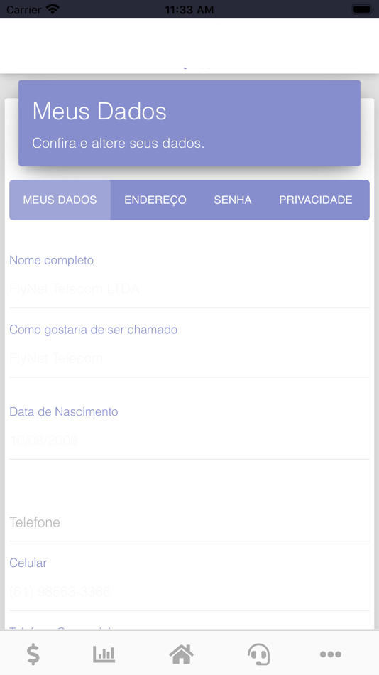 #3. Turbinado Telecom (iOS) 由: Weslley Nunes Oliveira