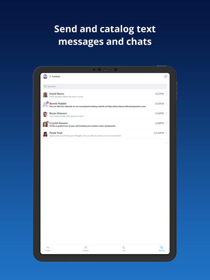 CallTrackingMetrics Agent App