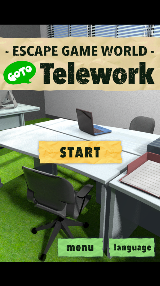 #1. Escape game Go to telework (iOS) 由: Toshihiko Ono