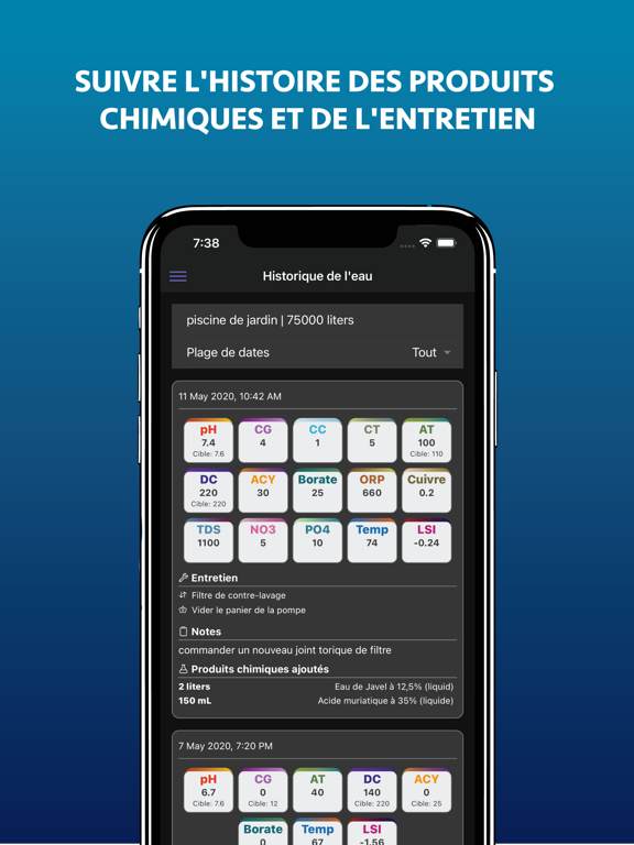 Screenshot #6 pour Pool Water Calculator