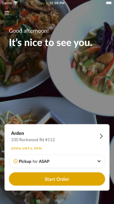 Tamarind Thai Cuisine Screenshot