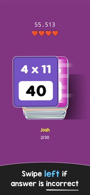 ‎Times Tables Hero Screenshot