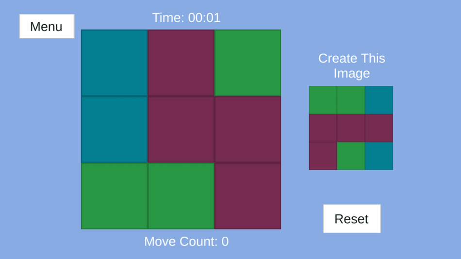 #3. Cool Grid Swipe (iOS) Podle: Yolleg Ltd