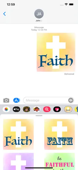 Game screenshot faith stickers! apk