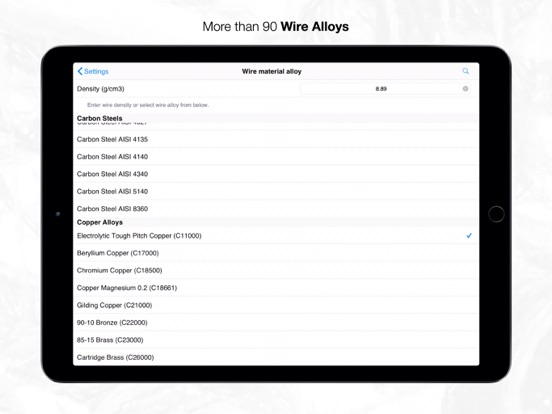 Esteves Eddie Wire Solutions iPad screenshot 6 - Utilities app