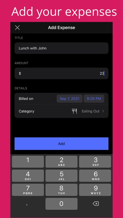 Budget Buddy: Track expenses Screenshot