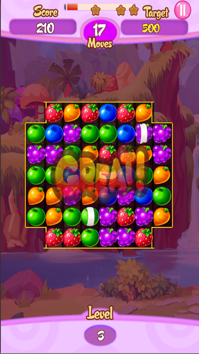 Fruit Candy Smash Game Screenshot