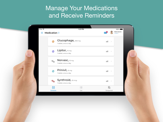 Medocity Home Health iPad screenshot 5 - Medical app