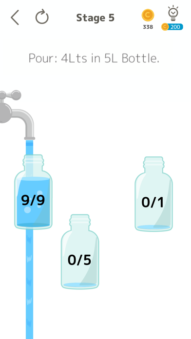 Pouring Water - puzzle game Screenshot