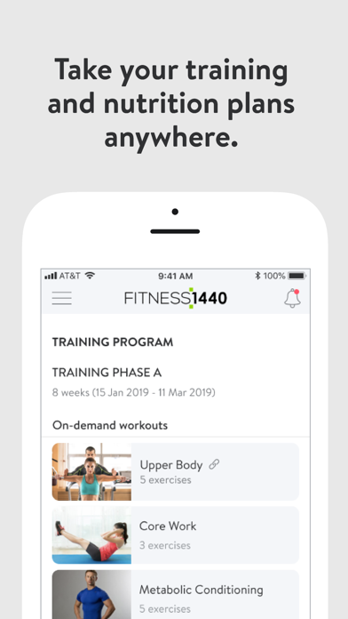 Fitness 1440 Screenshot