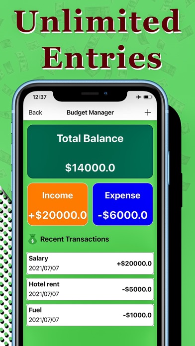 Screenshot #3 pour Budget Tracker:Account Balance