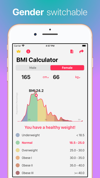 BMI Calculator - Mass Check screenshot 4