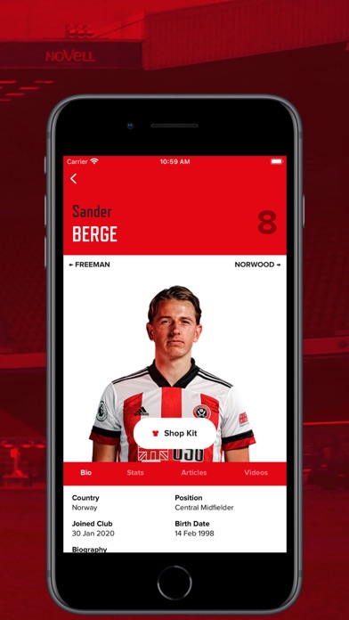 Sheffield United Official App Screenshot