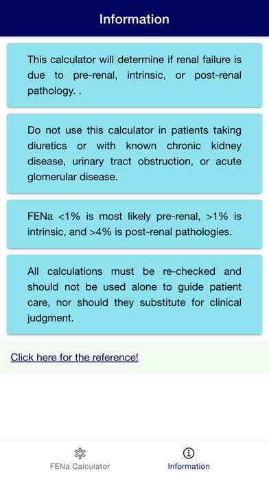 Sodium FENa Calculator screenshot 3