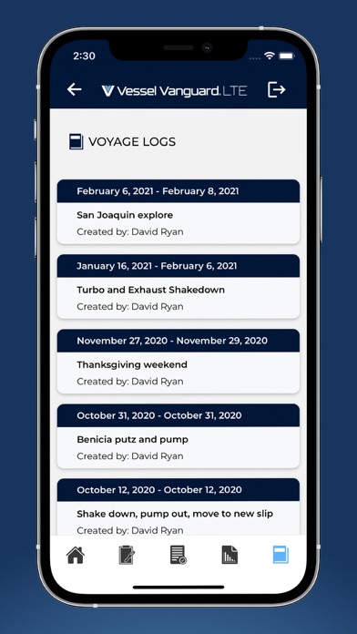Vessel Vanguard LTE Screenshot