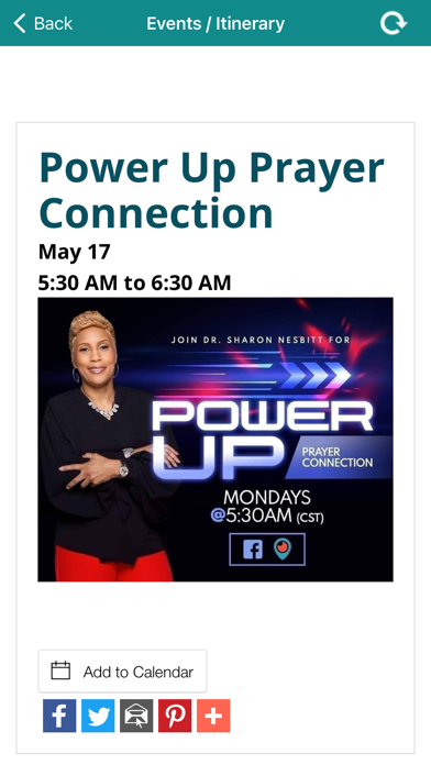 Dr Sharon Nesbitt Ministries Screenshot
