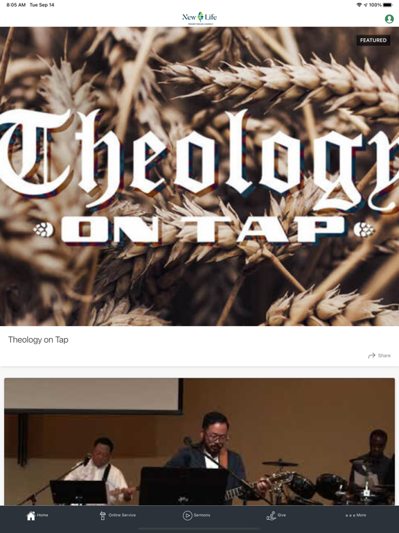 New Life PCA iPad screenshot 1 - Lifestyle app