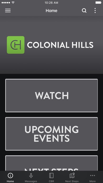 Colonial Hills Church Screenshot