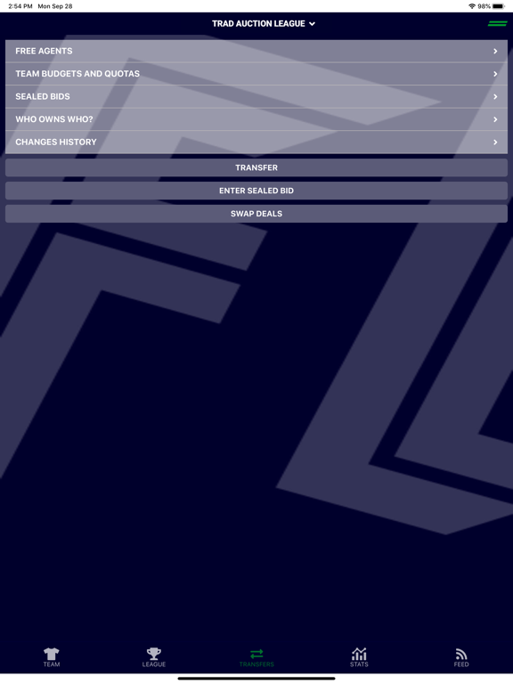 Screenshot #4 pour Fantasy League