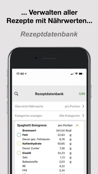 Rezeptrechner PRO Screenshot