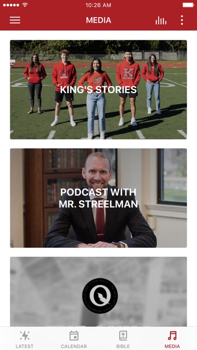 King's Schools Washington Screenshot