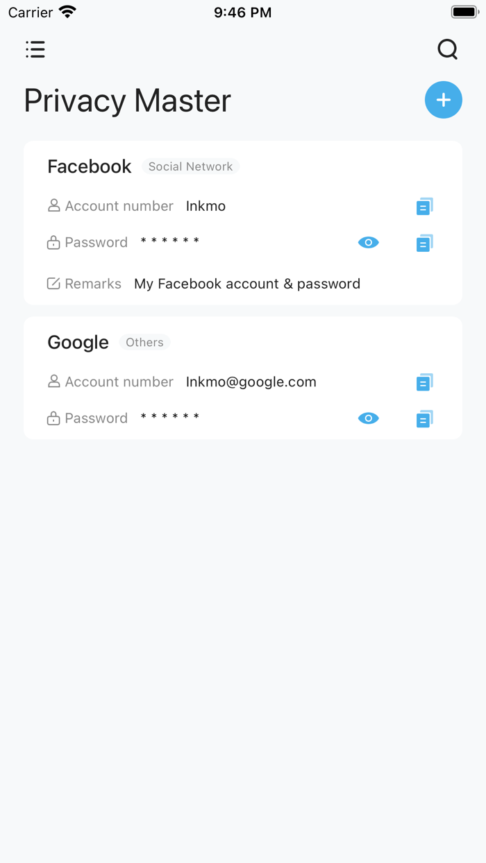 Password ManagerMy Password