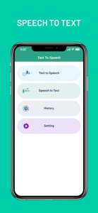 Text To Speech : Voice Memo screenshot #1 for iPhone