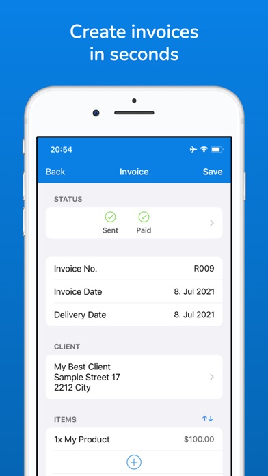 How to cancel & delete BillMore - Create Invoices from iphone & ipad 2