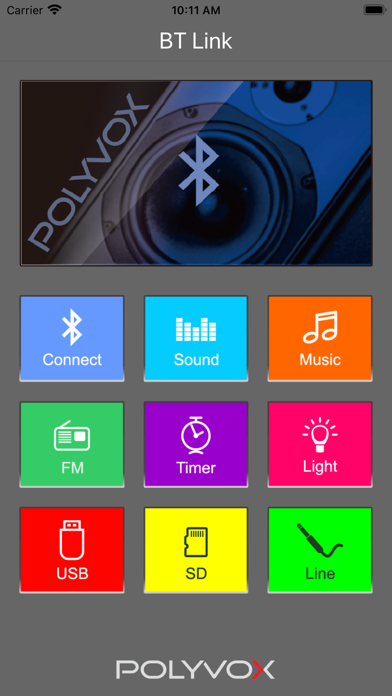 Polyvox Audio Control Screenshot