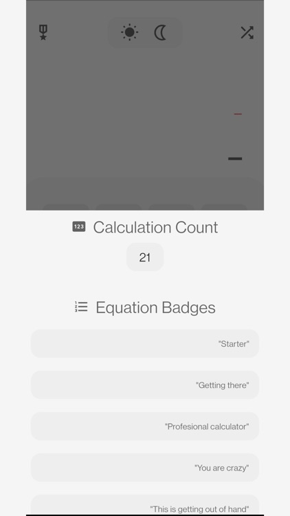 Achievement Calculator