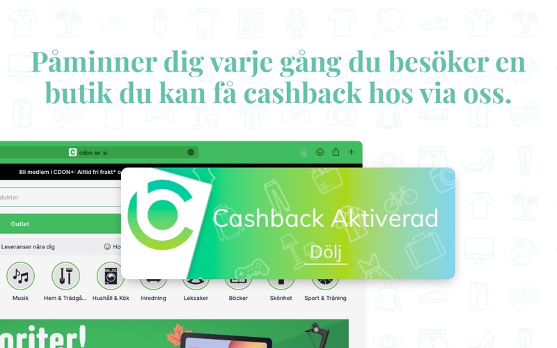 Screenshot #3 pour Cashbacker-assistenten