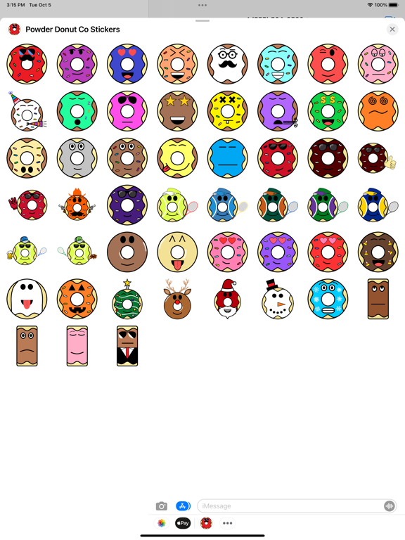 Screenshot #4 pour Powder Donut Co Stickers