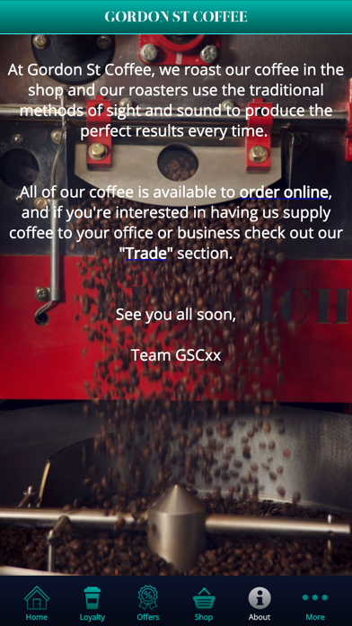 Gordon St Coffee Screenshot