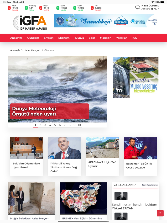 İGF Haber Ajansı İGFA