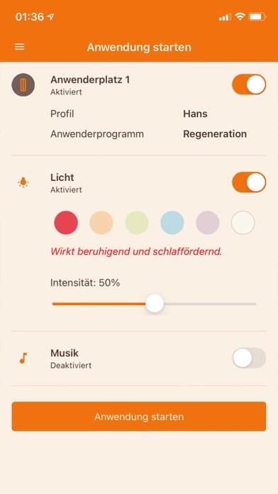 MyPhysiotherm Screenshot